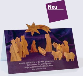 Weihnachtsklappkarte 